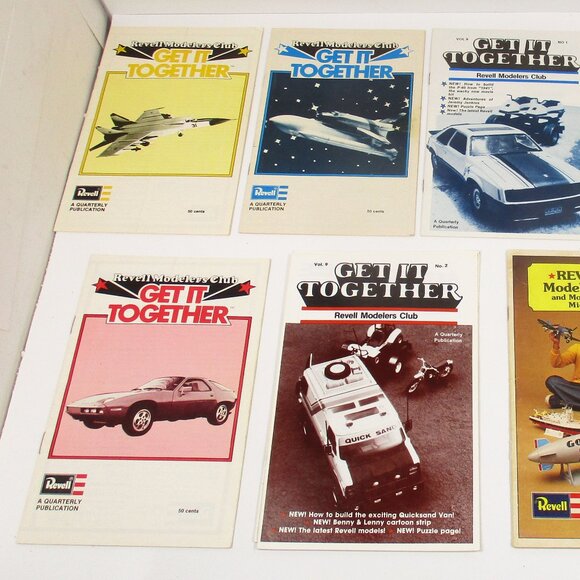 8 Revell Modelers Club Get It Together Magazine Newsletter  1979 - 80 Model Kit - Picture 1 of 9